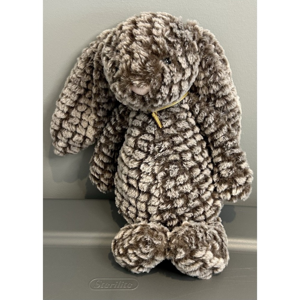 Jellycat Bashful Luxe Bunny Pine Plush, ‎ MEDIUM